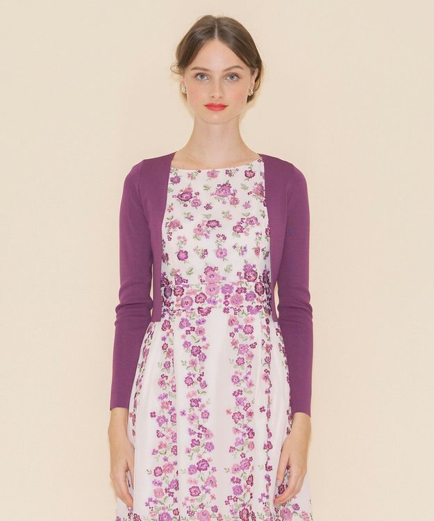 TOCCA 【洗える！】SQUARE BOLERO ボレロ ライラック系