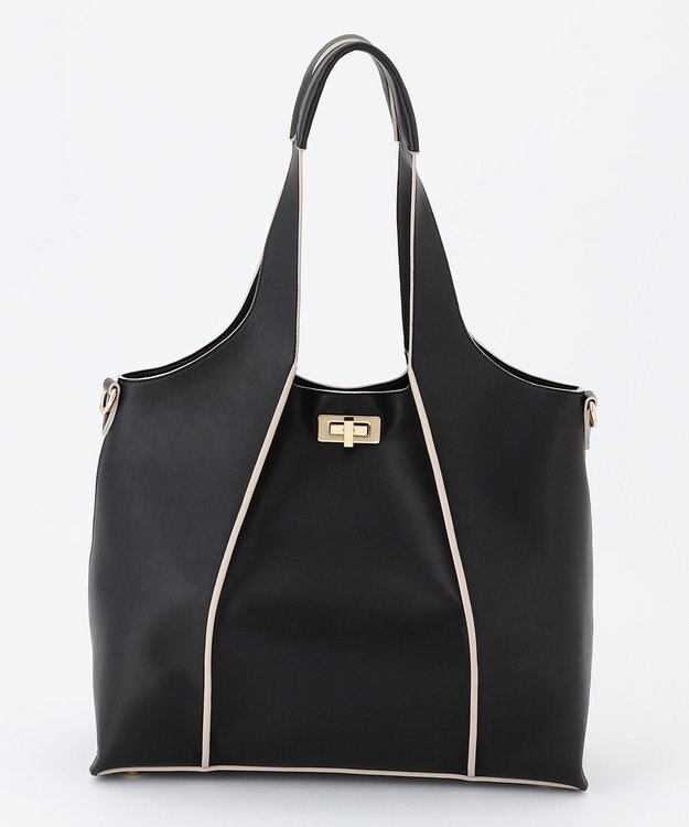 23区 アウトシームトートバッグ ブラック系