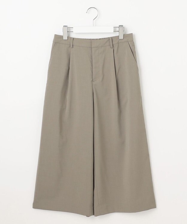 J.PRESS LADIES 【洗える】GORIAN TWILL クロップド パンツ モカカーキ系