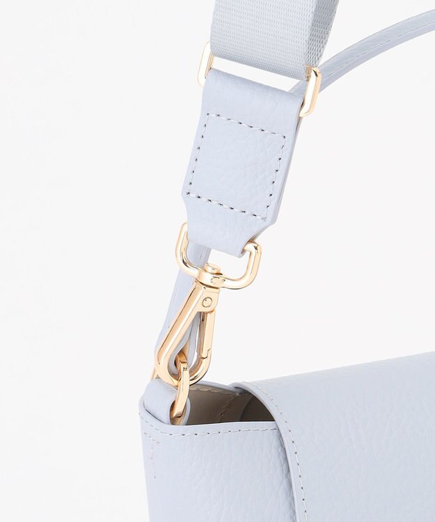 TOCCA 【大人百花掲載】INNOCENCE LEATHER POCHETTE ポシェットバッグ ブルー系