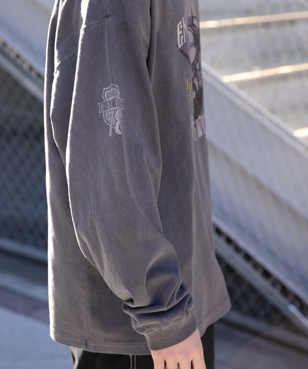 WEGO ピグメントグラフィックロンT 柄2