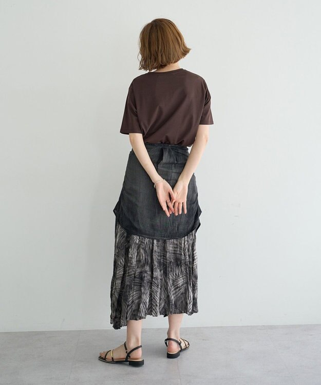 YECCA VECCA フロッキーロゴTee Brown