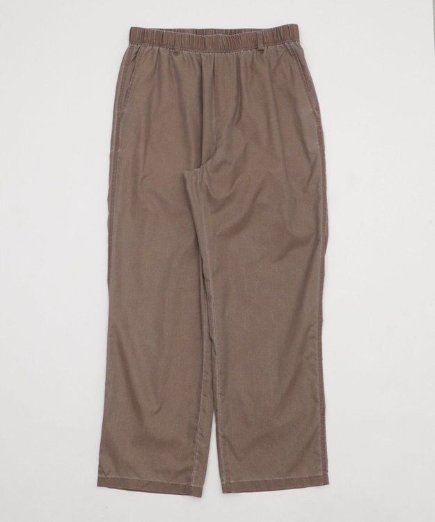 WEGO 【ウエストゴム/ドライ/速乾/MLサイズ展開】ピグメントDRYイージーパンツ ブラウンその他