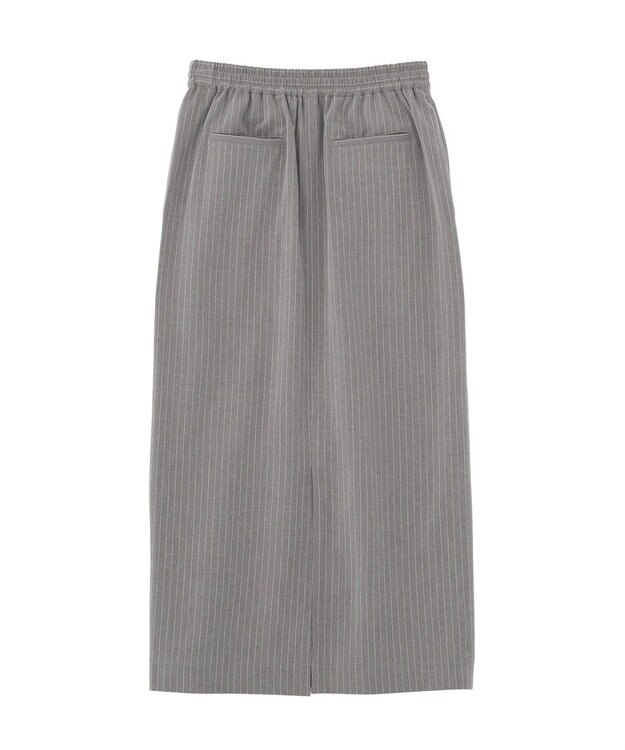 AMERICAN HOLIC 【イージーケア】ベイカータイトスカート Stripe Gray