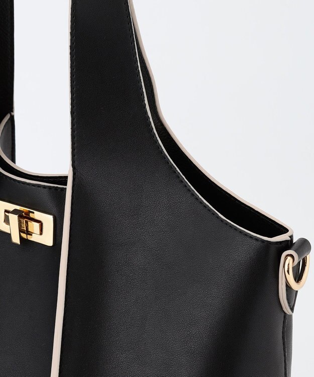 23区 アウトシームトートバッグ ブラック系