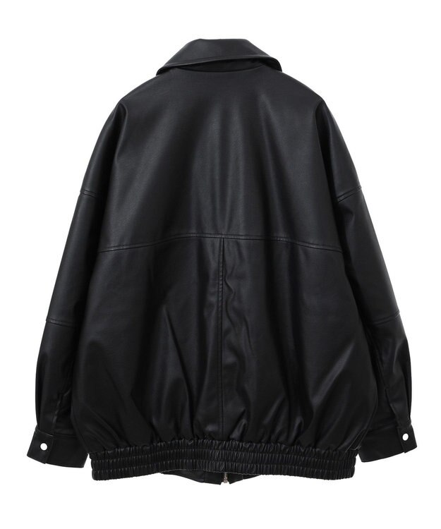 AMERICAN HOLIC フェイクレザーブルゾン Black