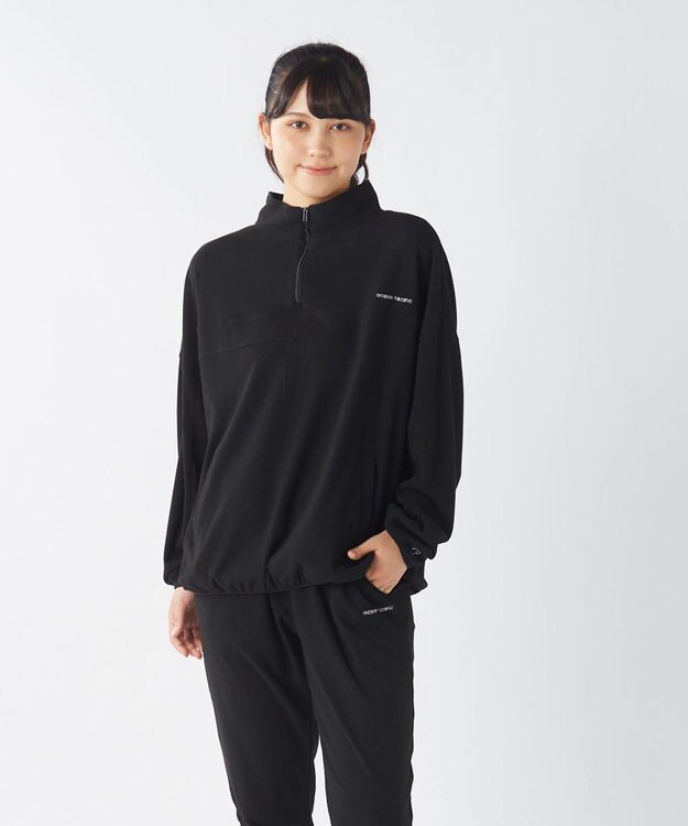 OP／FILA 【ocean pacific】 ハーフジッププルオーバー  スノーウェアレイヤー ブラック