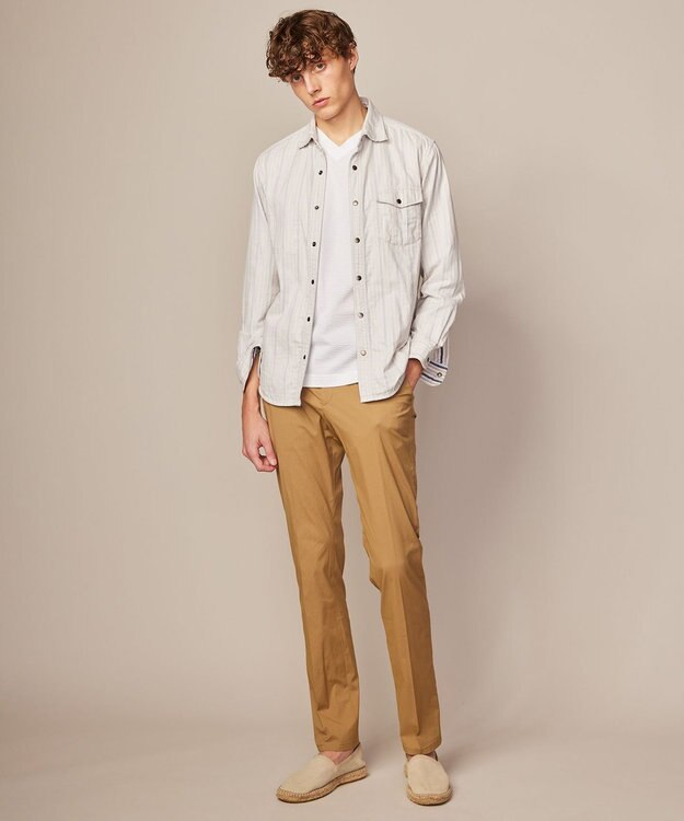 JOSEPH ABBOUD 【2WAY】リバーシブル シャツ ベージュ系