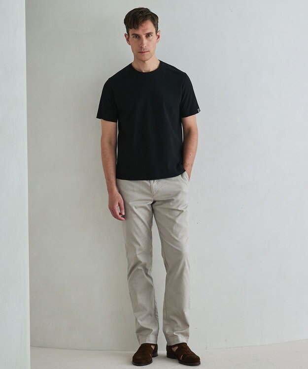 GOTAIRIKU キングサイズ登場【サラサラ/高通気】仕事で着られる 鹿の子 BIZ Tシャツ ブラック系