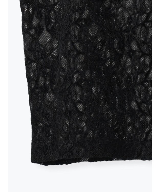 Te chichi 起毛レース前後2WAYキャミブラウス ブラック