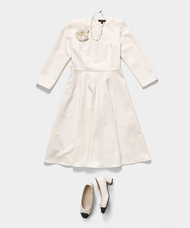 TOCCA 【新色登場】【00サイズあり・消臭】【宮本茉由さん着用】SWEET TEA TIME ドレス [新色]アイボリー系