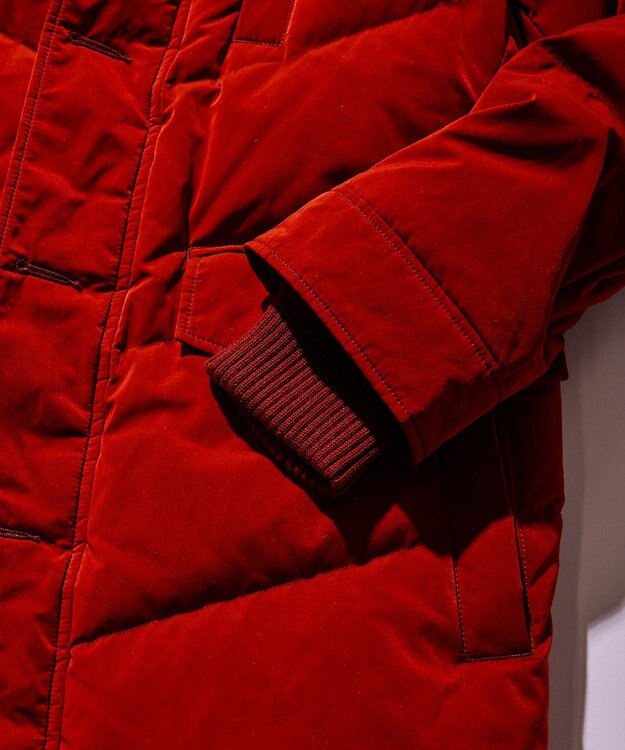 JOSEPH ABBOUD MOUNTAIN 【ECO撥水/ECOファー/9ポケット/ユニセックス】ＰＥ／ＮＹピーチダウン コート ワイン系