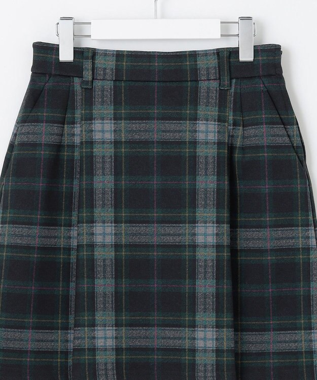 23区GOLF 【WOMEN】チェック柄 スカート ダークグリーン系3