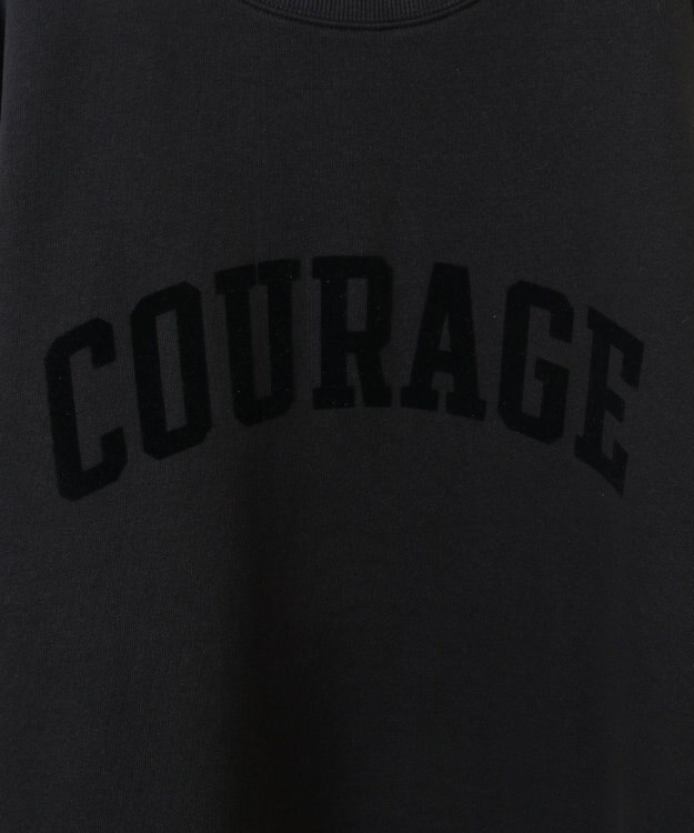 AMERICAN HOLIC ＣＯＹＲＡＧＥフロッキーロングスウェット1 Charcoal Gray