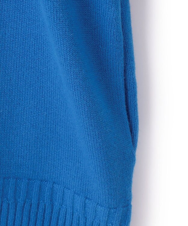 ICB 【洗える】 ソフトカシミヤミックス カーディガン サファイア系