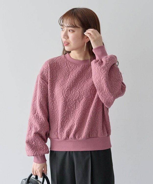 Green Parks ・ＳＵＧＡＲ　ＳＰＯＯＮバラジャカードプルオーバ Pink