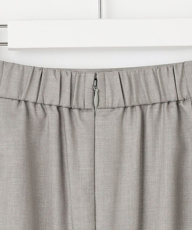 J.PRESS LADIES S 【セットアップ対応・洗える・UVケア・速乾】 OXIJEWELストレッチ スカート ライトグレー系