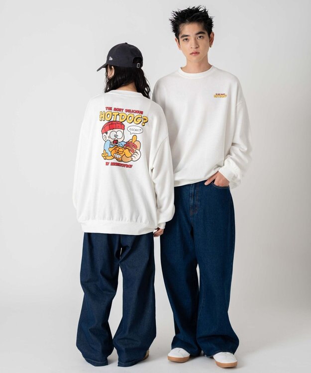 WEGO 【ユニセックス着用ITEM/SMLサイズ展開】アソートグラフィックプルオーバー 柄1