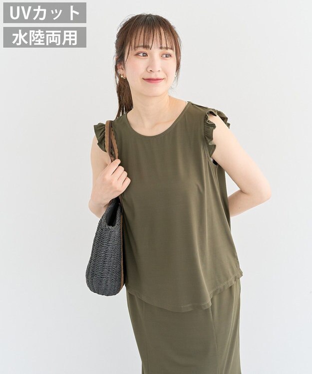 Green Parks ・ＳＵＧＡＲ　ＳＰＯＯＮ　【ラッシュガード】タンク Khaki