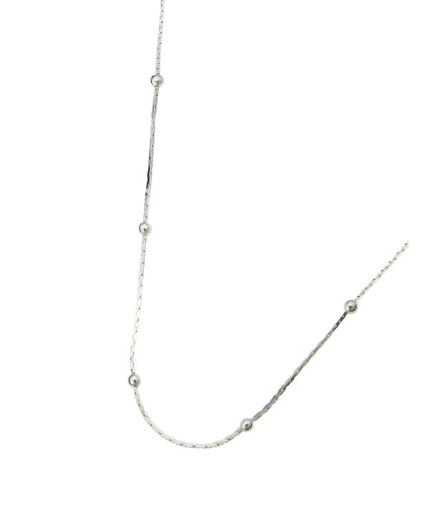 AMERICAN HOLIC ボールスリムチェーンネックレス Silver