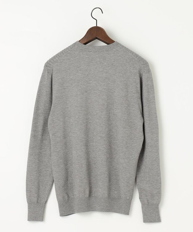 JOSEPH ABBOUD 【新色追加】チクチクしない SNOWYクルーネックニット ライトグレー系