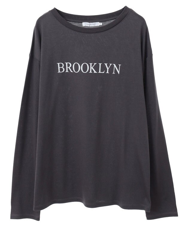 AMERICAN HOLIC ＳＥＴ　チュールＴ＋ロゴＴ Charcoal Gray