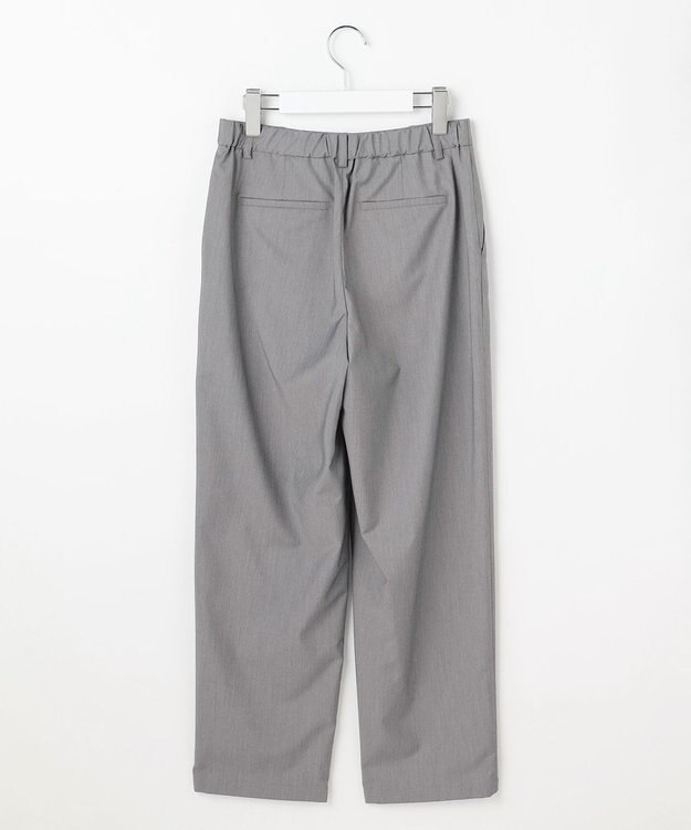 J.PRESS LADIES L SOFTシャンブレー テーパード パンツ ライトグレー系