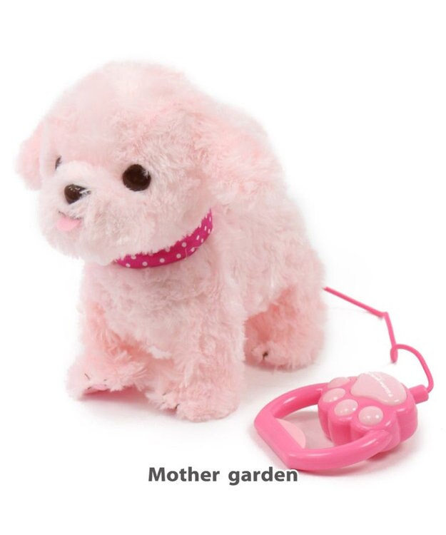 Mother garden マザーガーデン とことこおさんぽシリーズ 《桃プードル》単品 桃プードル