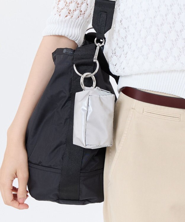 LeSportsac MICRO REC COSM/フロストシルバーシャイン フロストシルバーシャイン