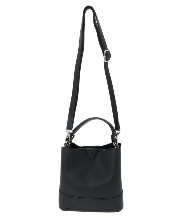 Green Parks ＯＴＯ．ＨＡ．両アオリポケットハンドバッグ Black