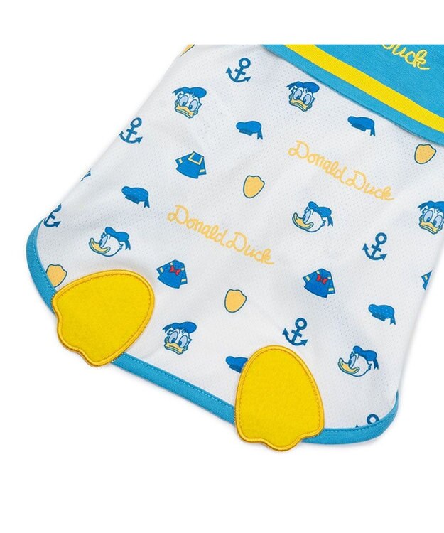 PET PARADISE ディズニー ドナルドダック お揃い エコメッシュ タンクトップ 小型犬 ホワイト×ブルー