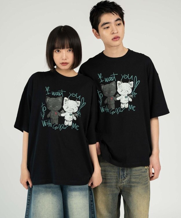 WEGO 【ユニセックス着用ITEM/SMLXLサイズ展開】アソートグラフィックT（SS） 柄6