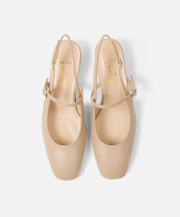 BONTRE 【LucaGrossi/ルカグロッシ】ラウンドトゥストラップシューズ/CH980-XS トープ