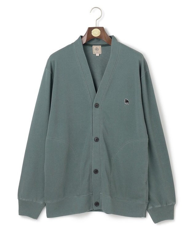 J.PRESS MEN 【WEB限定カラー有】バックブル スウェットカーディガン 【WEB限定カラー】グリーン系
