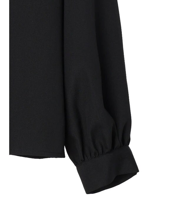 Green Parks ｅｆ－ｄｅ　ギャザーブラウス Black