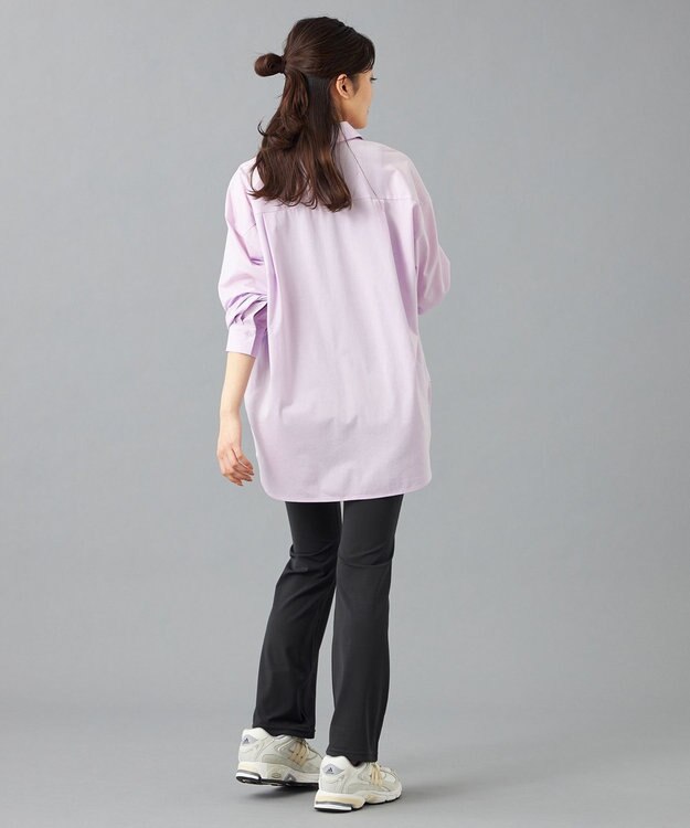 Chacott Chacott BALANCE EasyCare+ オーバーシャツ ライラック