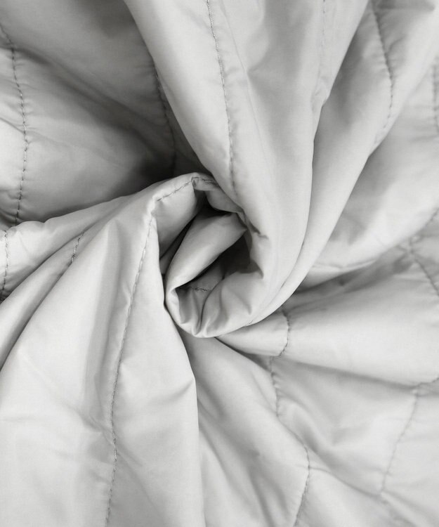 Tiaclasse 【2WAY】着回し自由のリバーシブルキルトフェイクファーベスト グレー