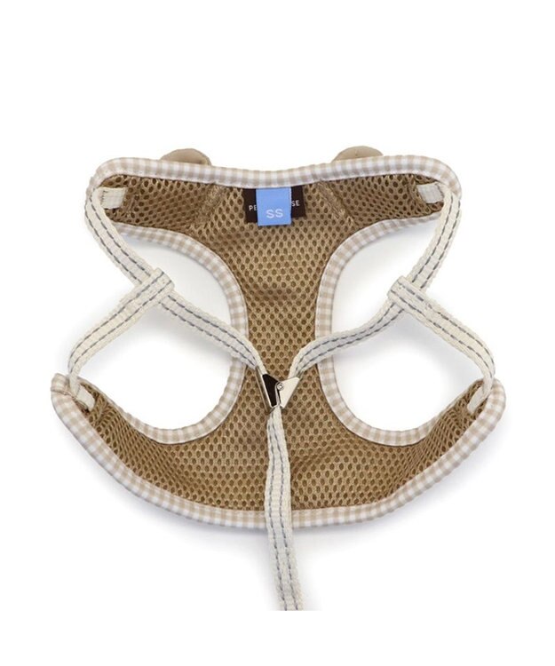 PET PARADISE ペットパラダイス くまちゃん 顔 リード付きハーネス ＳＳ 小型犬 ブラウン