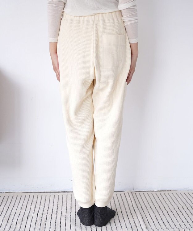 HAAG スマイルコットン SIDE POCKET PANTS パンツ アイボリー