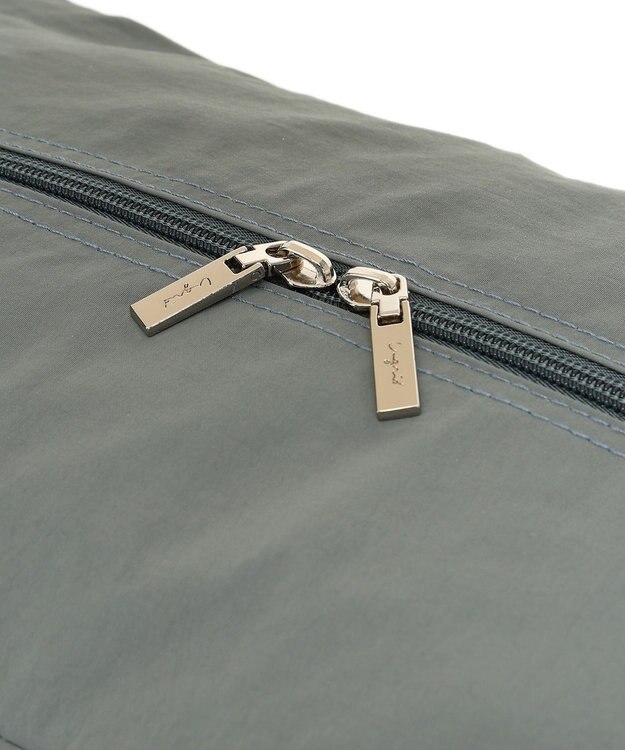 style code 【Ungrid/アングリッド】撥水軽量ソフトナイロン ロゴテープ折り畳みラージ　トラベルボストンバッグ(33L） ミント