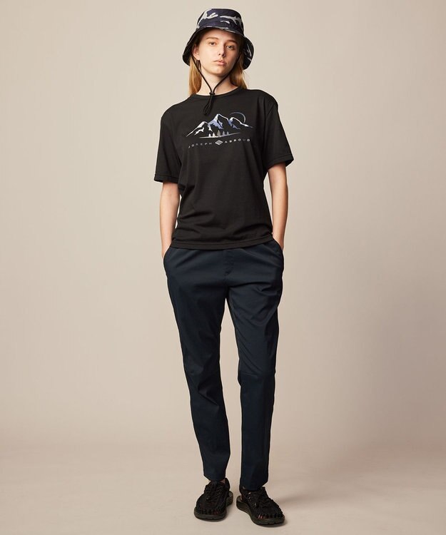 JOSEPH ABBOUD MOUNTAIN 【サスティナブル素材】37.5リサイクル天竺Tシャツ ブラック系