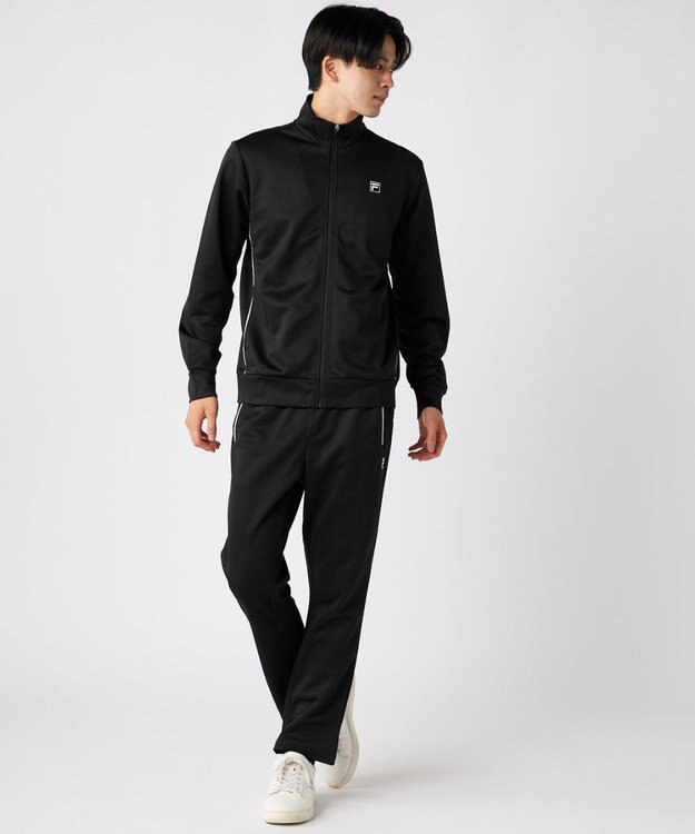 FILA GOLF／marie claire 【FILA GOLF】スタンダードロングパンツ ブラック