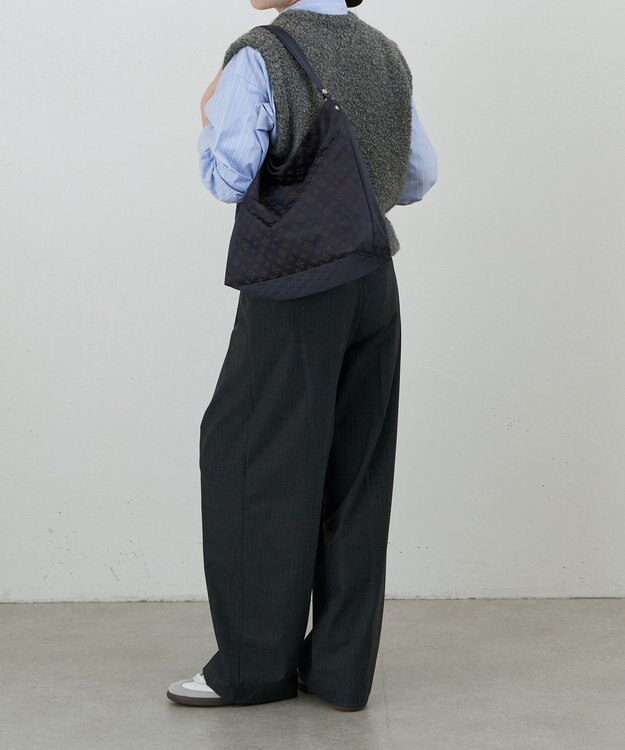 russet ナイロンジャガード2WAYショルダーバッグ(CE-1622) Purple/BR