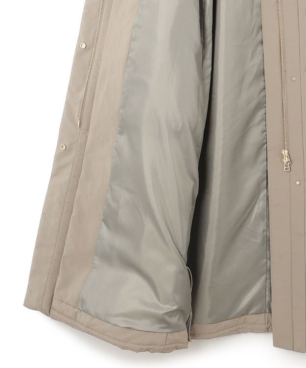 ICB L パディングロングコート アッシュカーキ系