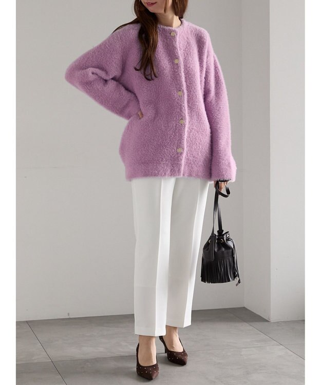 Te chichi ダブルクロスペンシルパンツ《2025winter catalog item》 オフホワイト