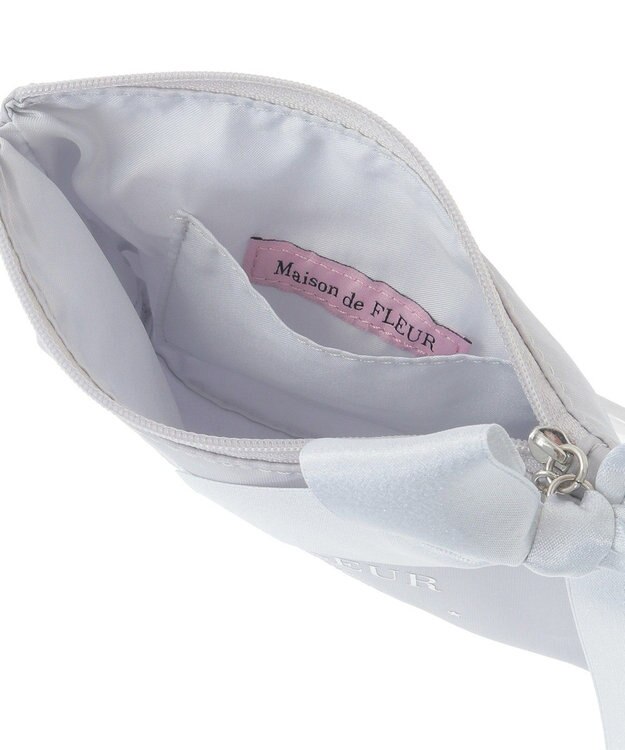 Maison de FLEUR スターシャイニーポーチ Grayish Blue