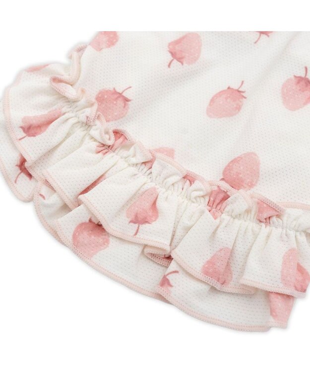 PET PARADISE ペットパラダイス タッチワンクールプラス Tシャツ 《いちご》 中型犬 大型犬 ホワイト×ピンク