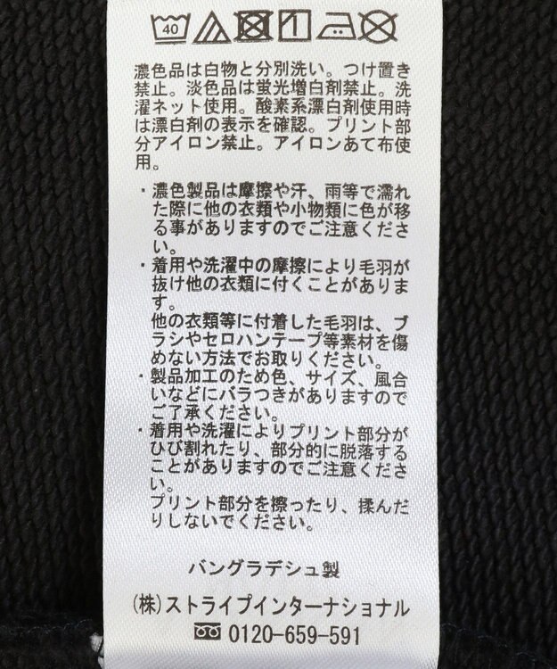 AMERICAN HOLIC ＣＯＹＲＡＧＥフロッキーロングスウェット1 Charcoal Gray