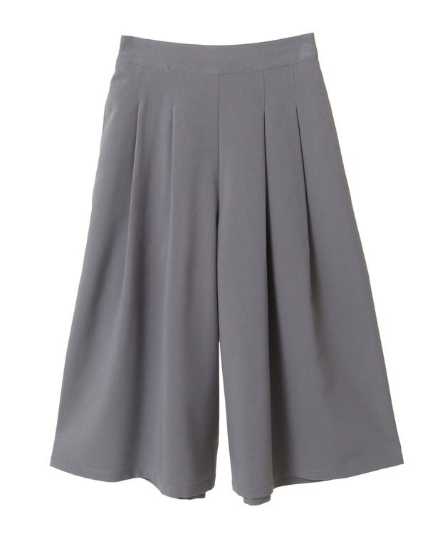 earth music&ecology 選べる丈タックスカーチョ Gray