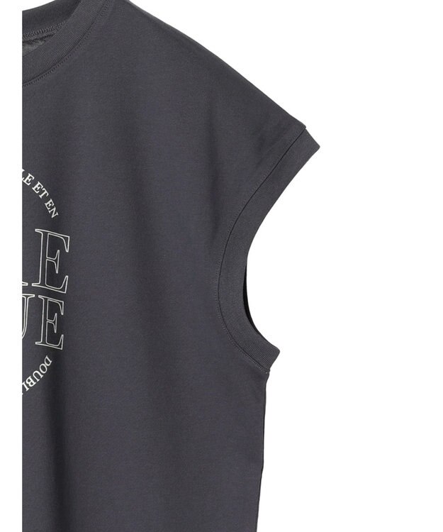 earth music&ecology ＴＥＲＲＥ　ＢＡＴＴＵＥ　フレンチＴ Charcoal Gray